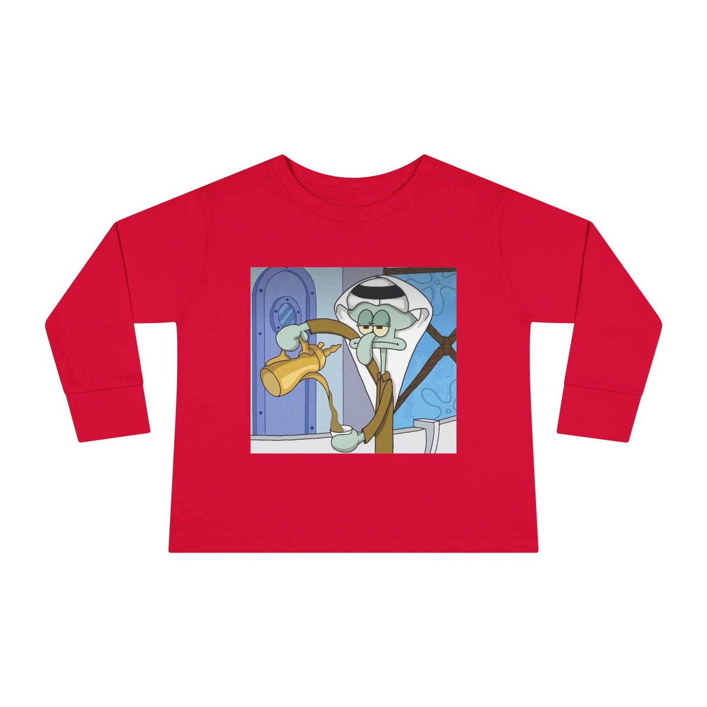 Toddler Squid Long Sleeve Tee