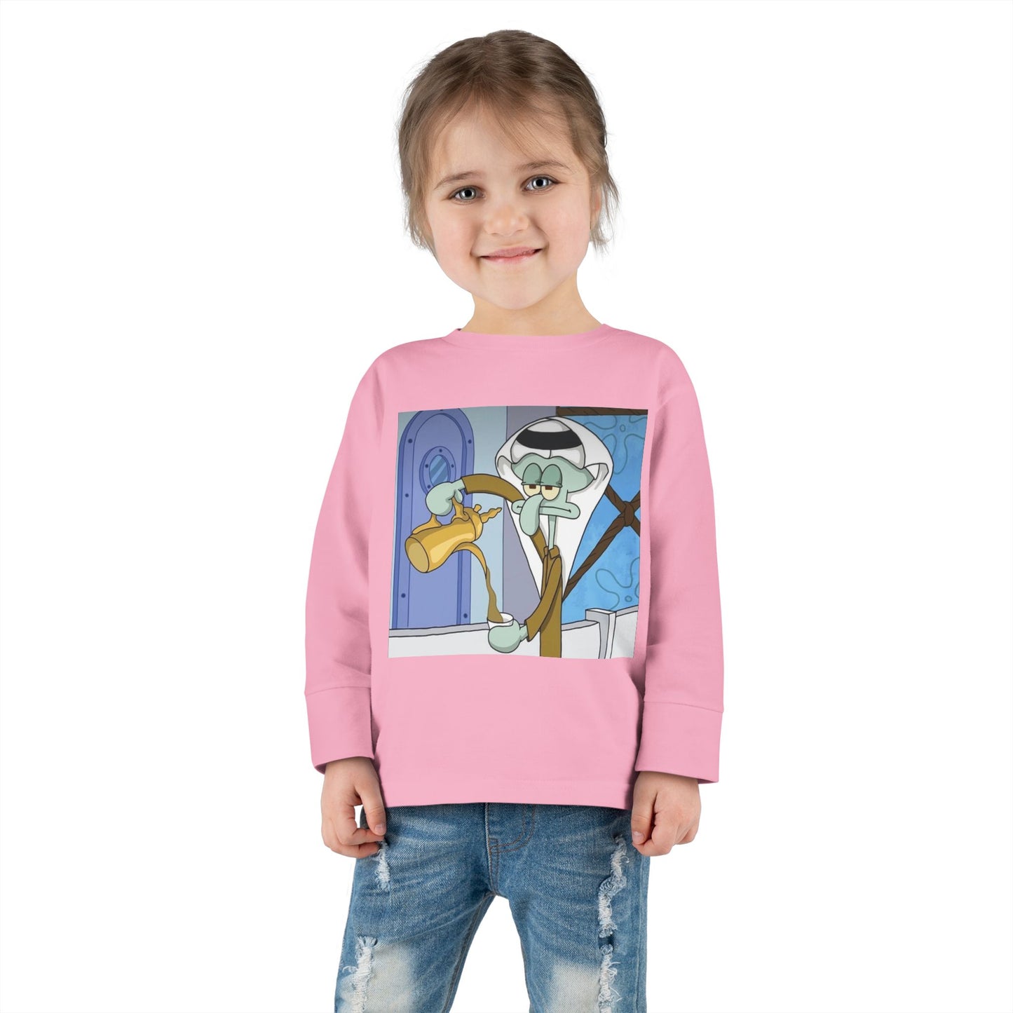 Toddler Squid Long Sleeve Tee