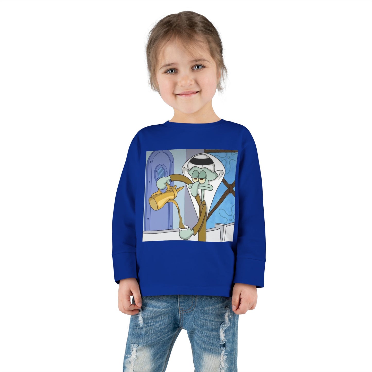 Toddler Squid Long Sleeve Tee