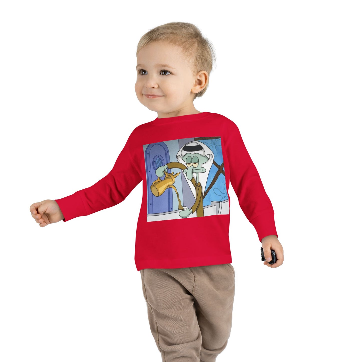Toddler Squid Long Sleeve Tee