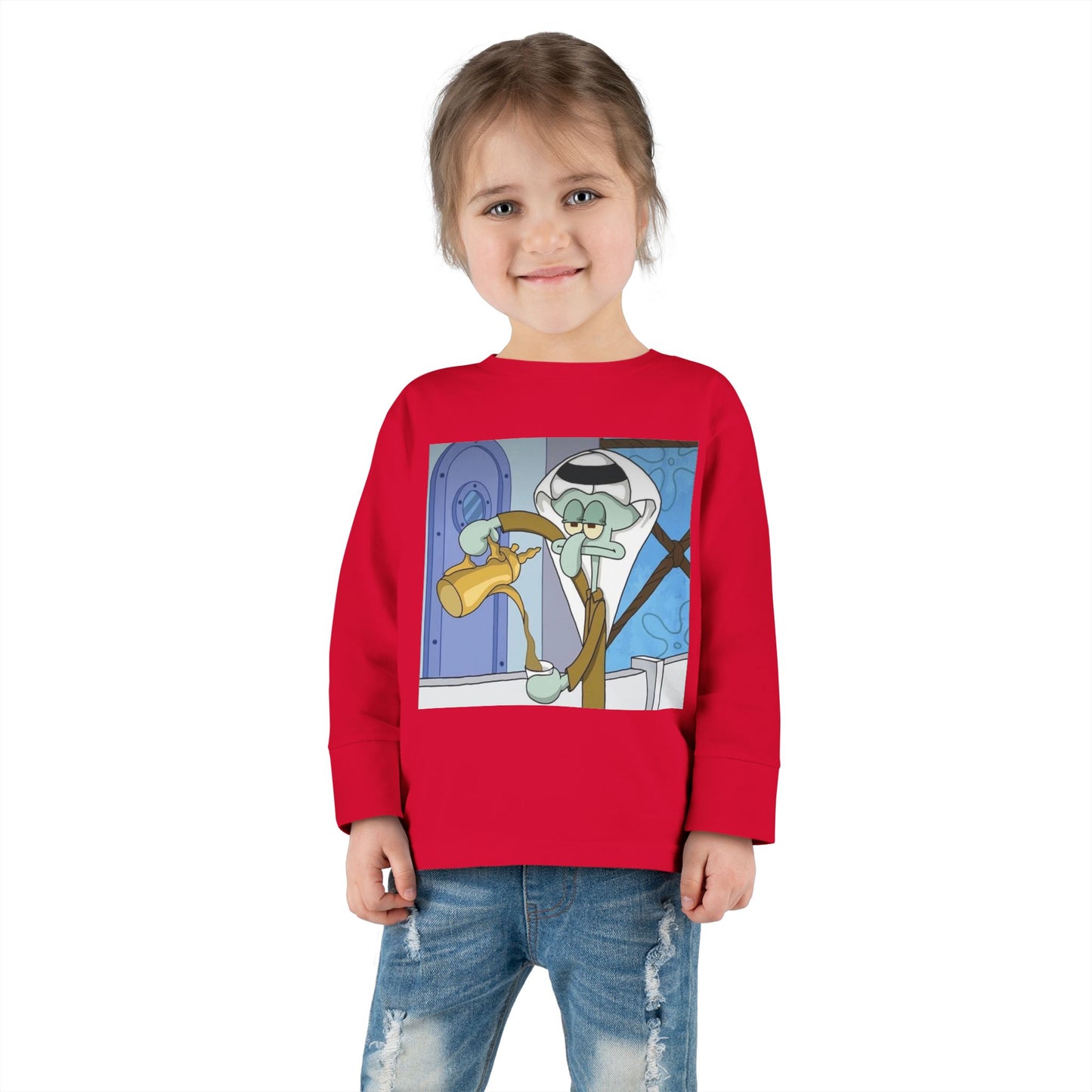 Toddler Squid Long Sleeve Tee