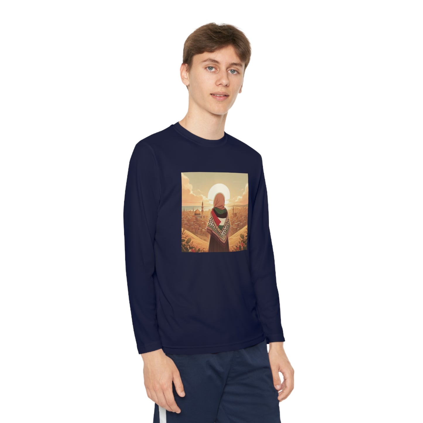 Youth Long Sleeve Beautiful View Tee