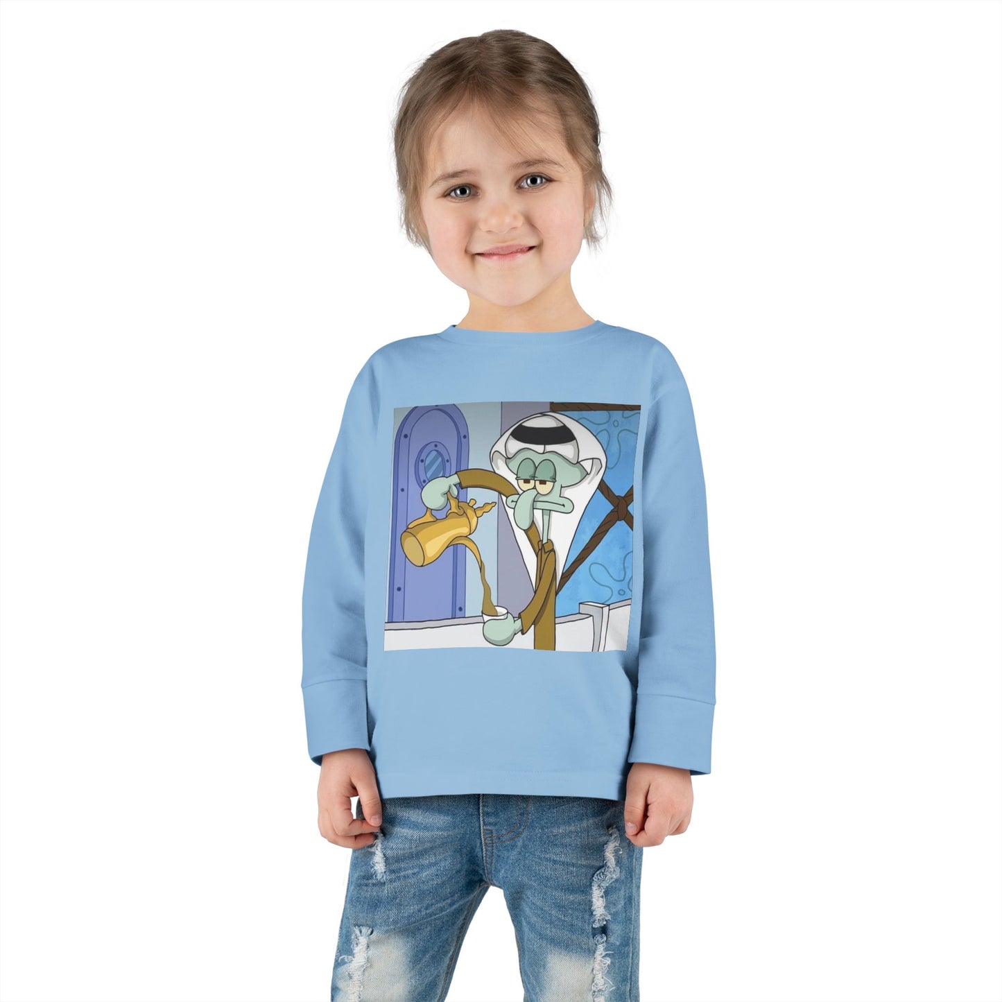 Toddler Squid Long Sleeve Tee