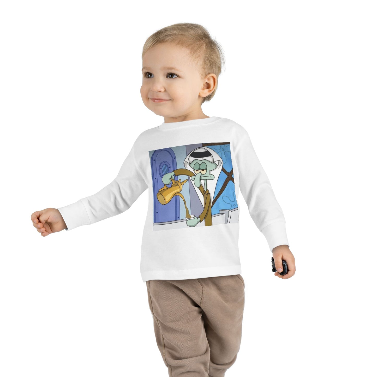 Toddler Squid Long Sleeve Tee