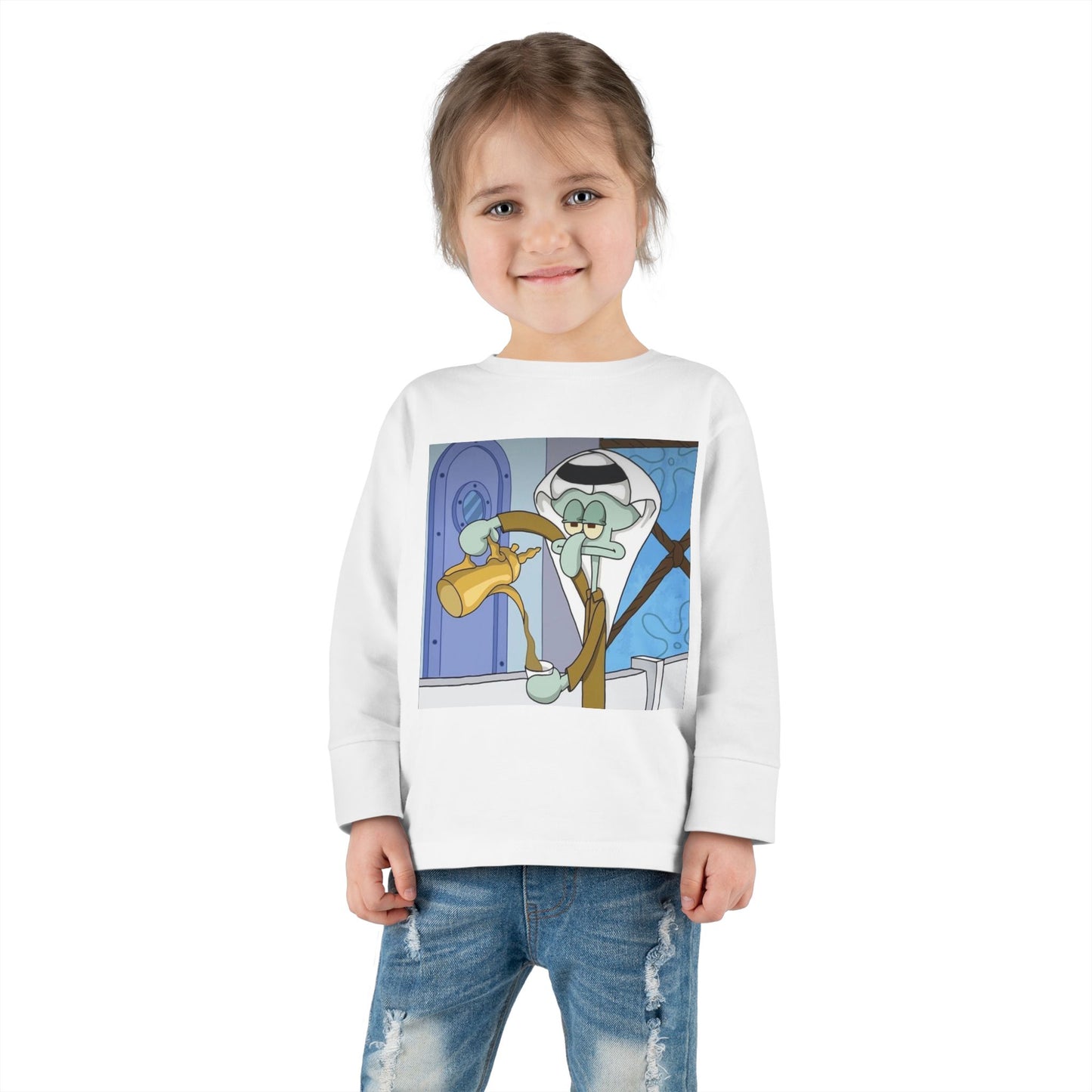 Toddler Squid Long Sleeve Tee