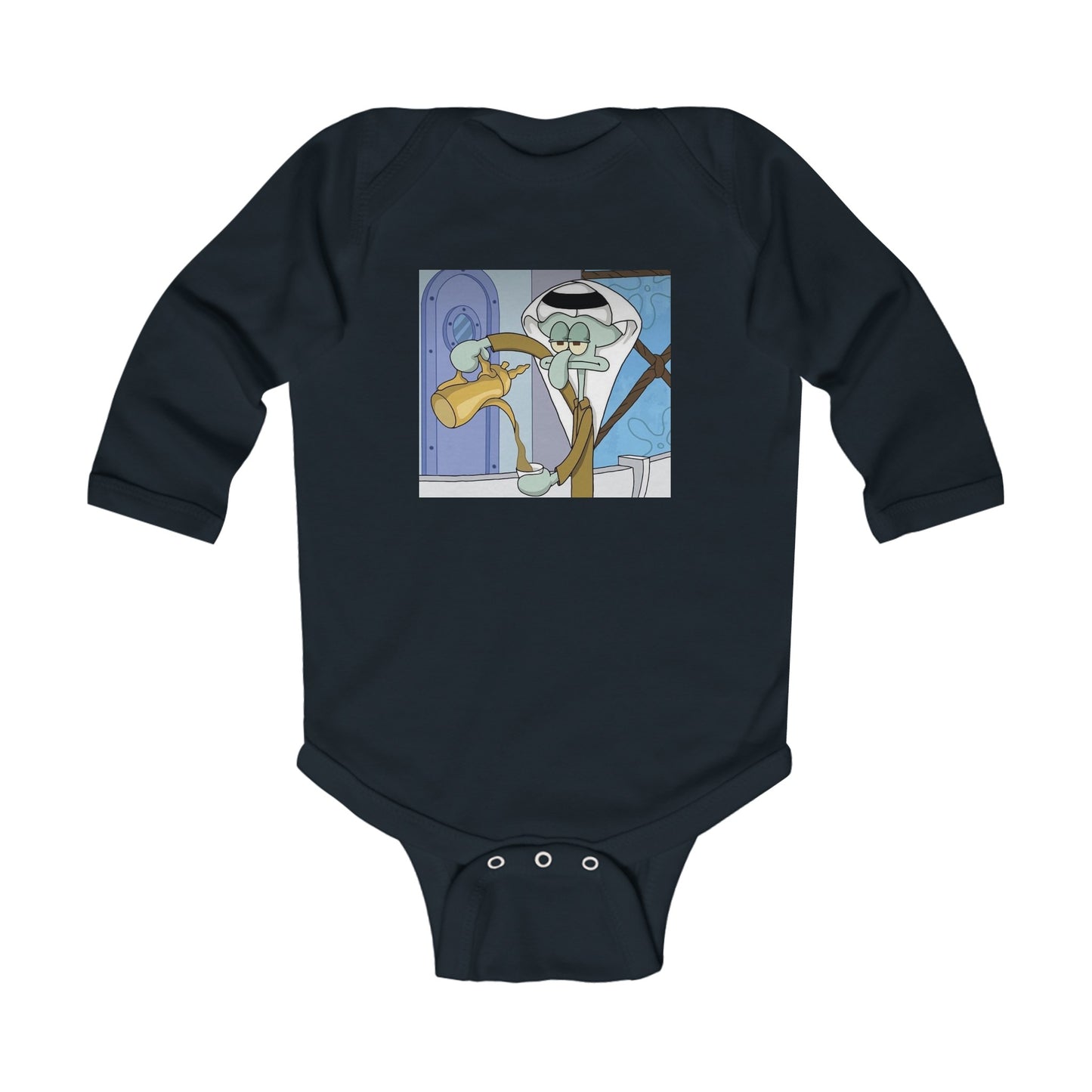 Infant Squid Long Sleeve Bodysuit