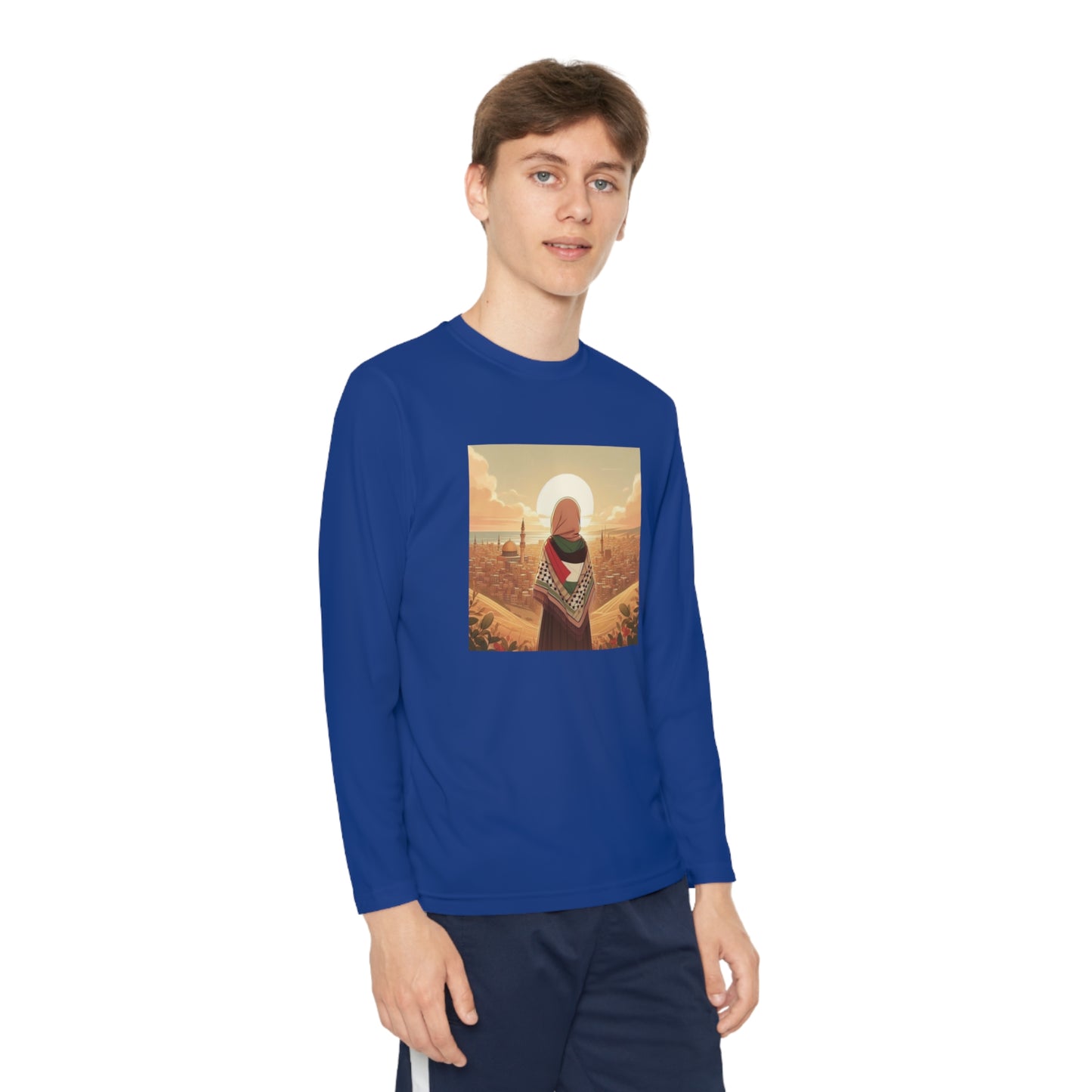 Youth Long Sleeve Beautiful View Tee