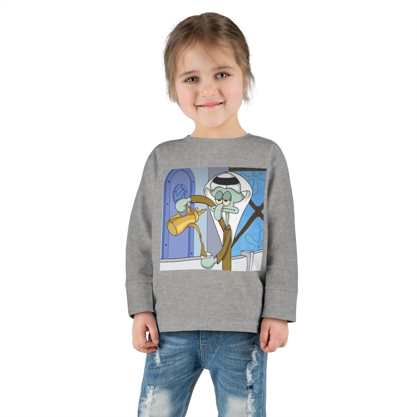 Toddler Squid Long Sleeve Tee