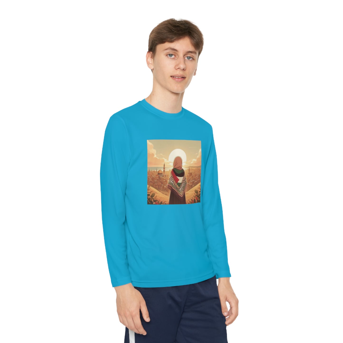 Youth Long Sleeve Beautiful View Tee