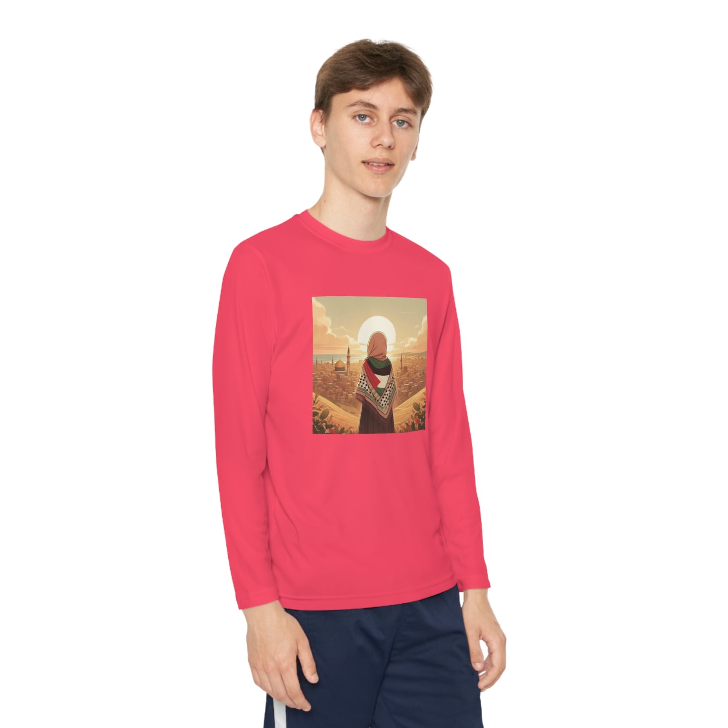 Youth Long Sleeve Beautiful View Tee