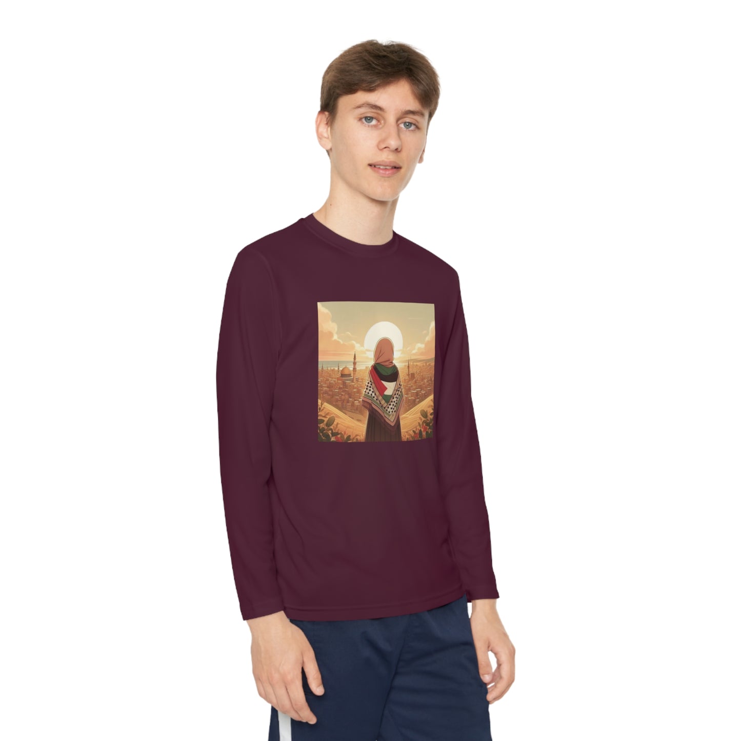 Youth Long Sleeve Beautiful View Tee
