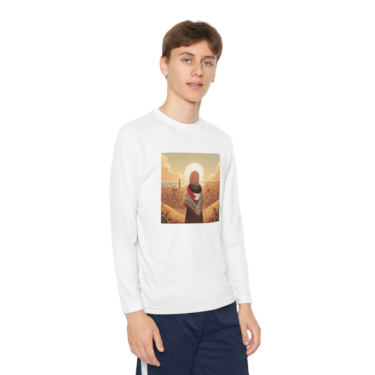 Youth Long Sleeve Beautiful View Tee