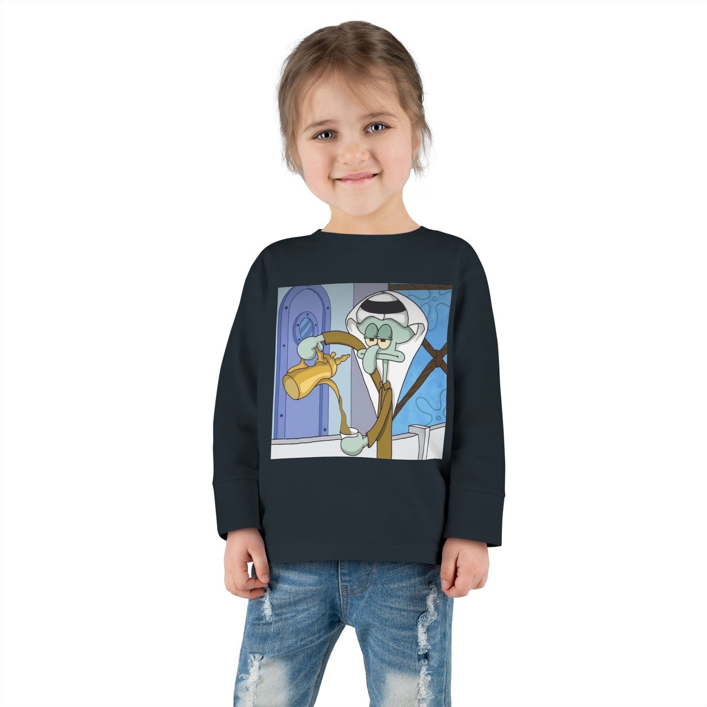 Toddler Squid Long Sleeve Tee