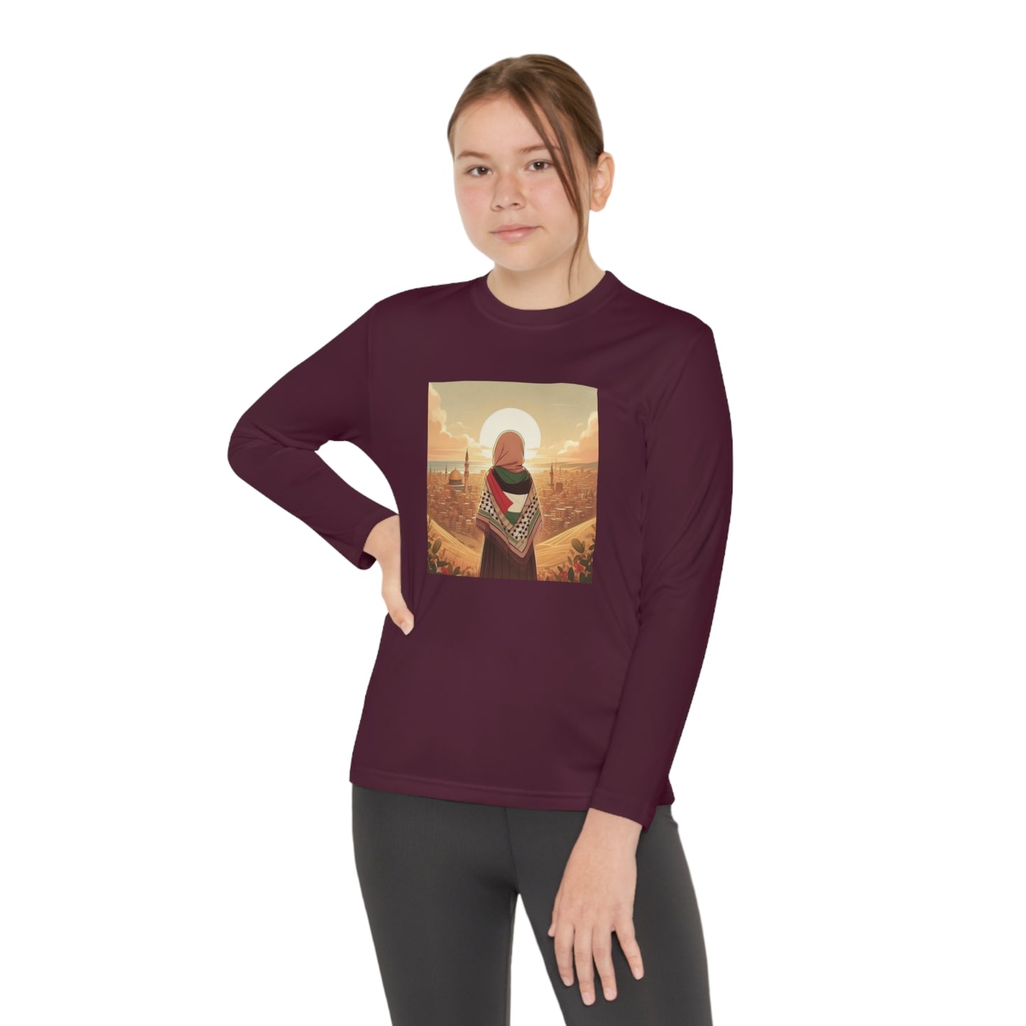 Youth Long Sleeve Beautiful View Tee