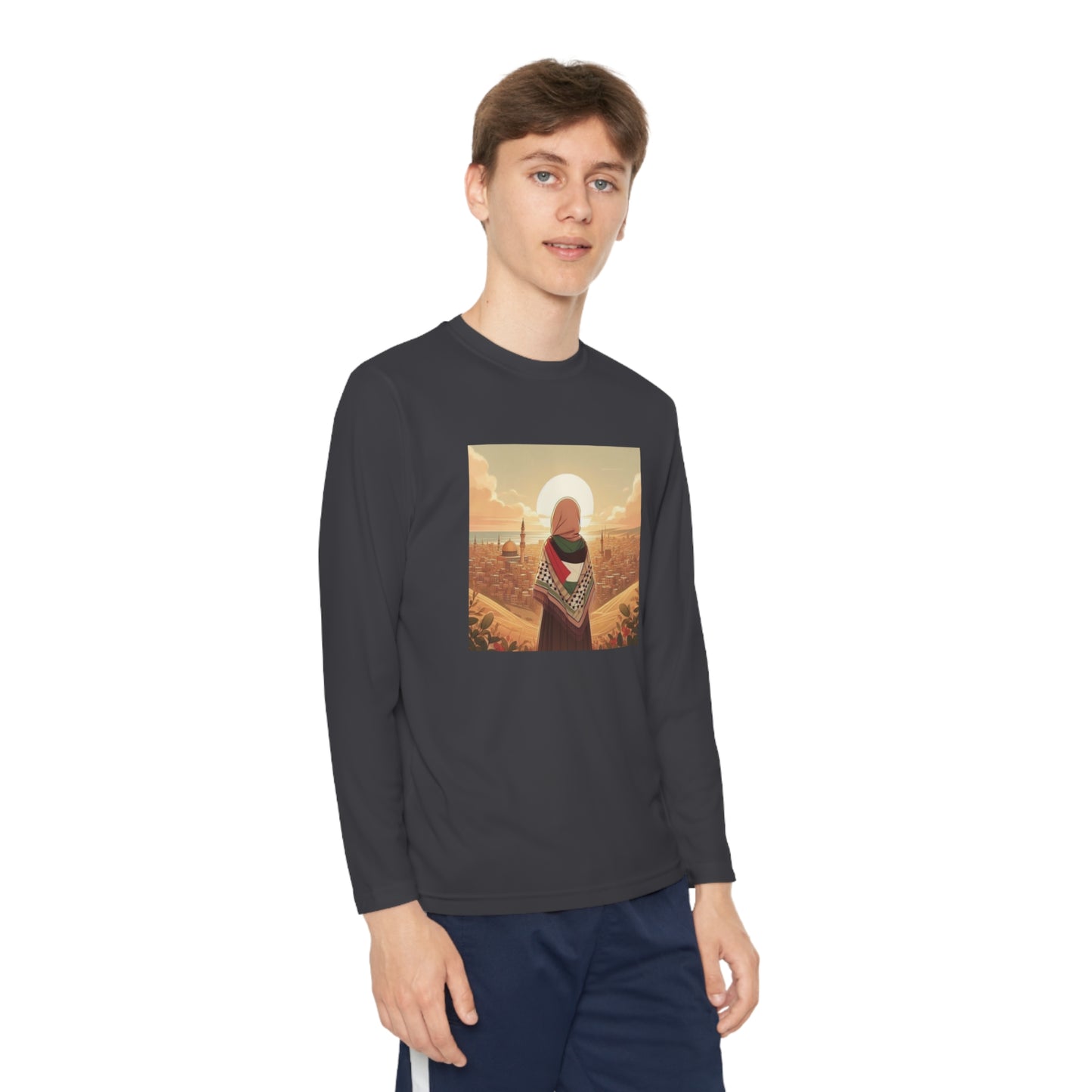 Youth Long Sleeve Beautiful View Tee