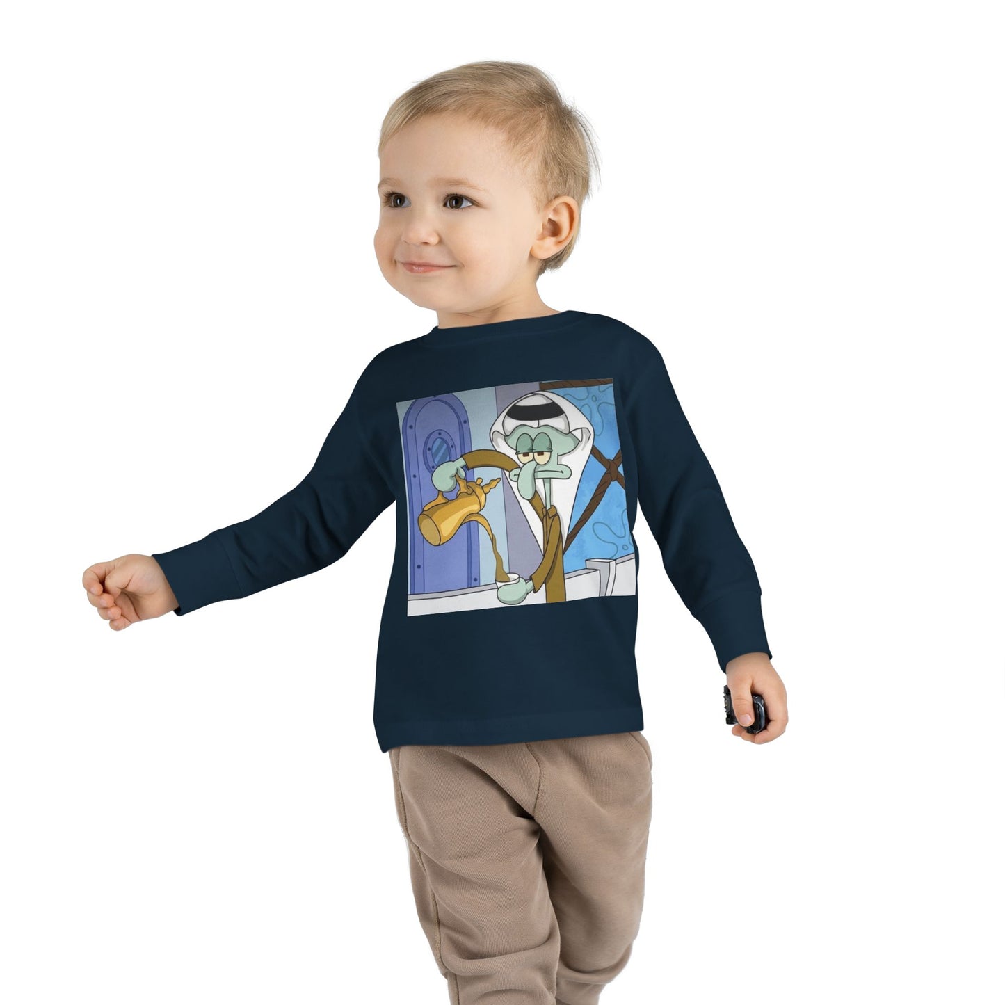 Toddler Squid Long Sleeve Tee