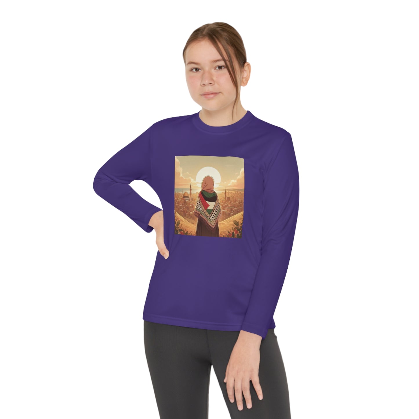 Youth Long Sleeve Beautiful View Tee