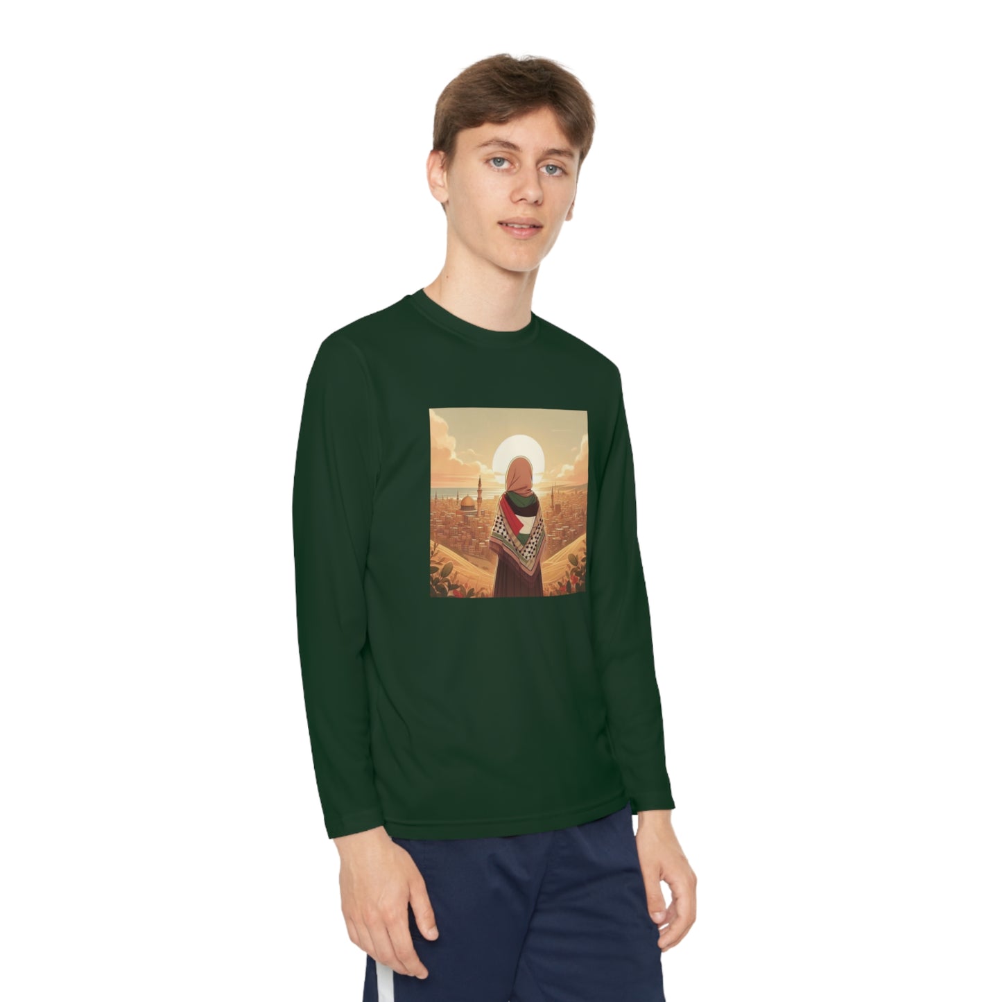 Youth Long Sleeve Beautiful View Tee