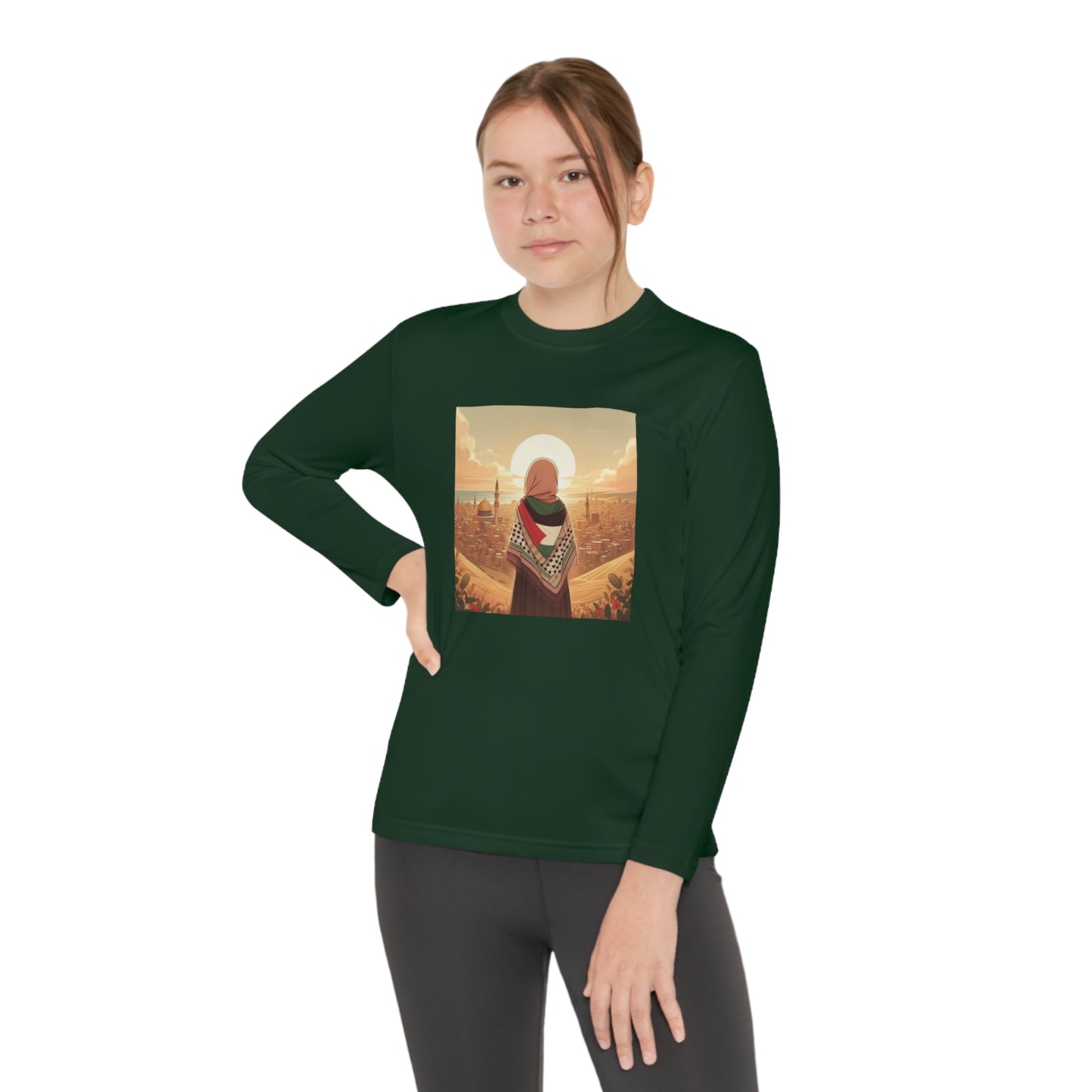 Youth Long Sleeve Beautiful View Tee