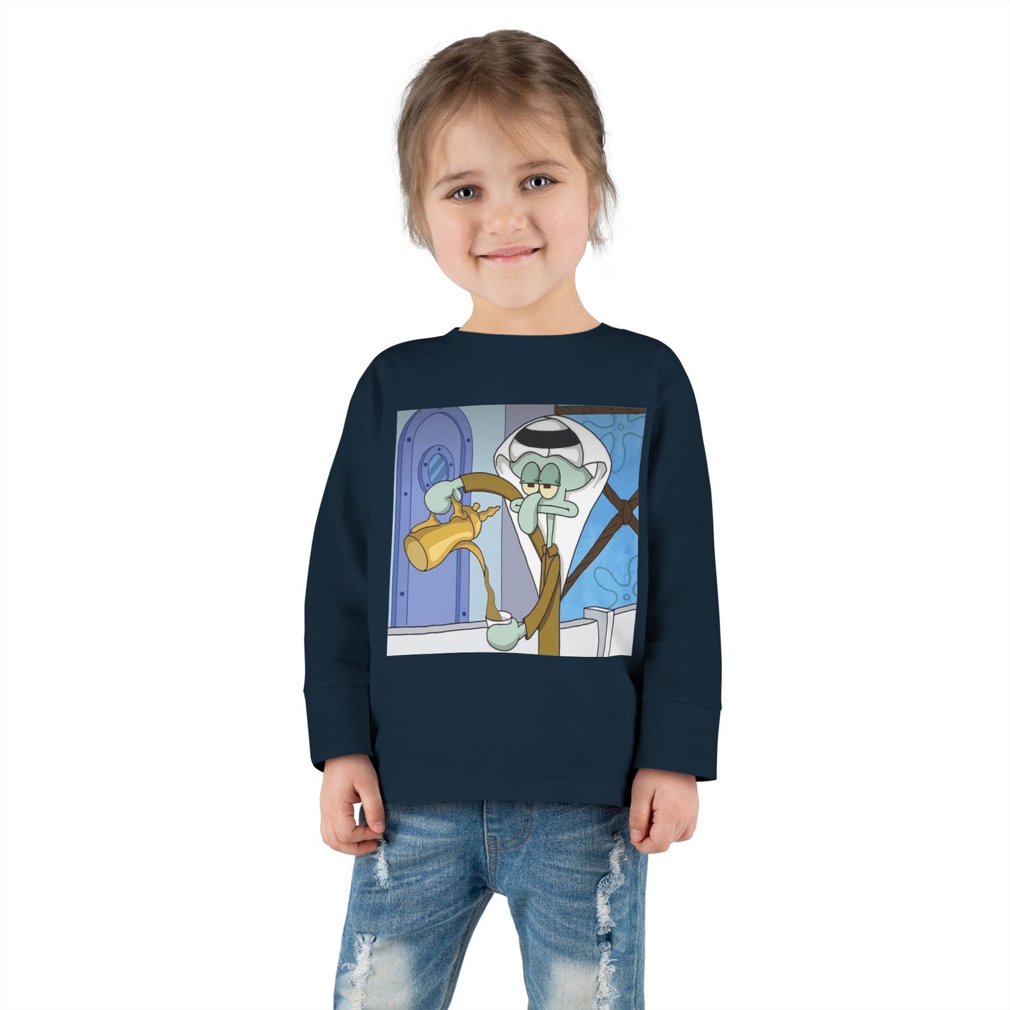 Toddler Squid Long Sleeve Tee