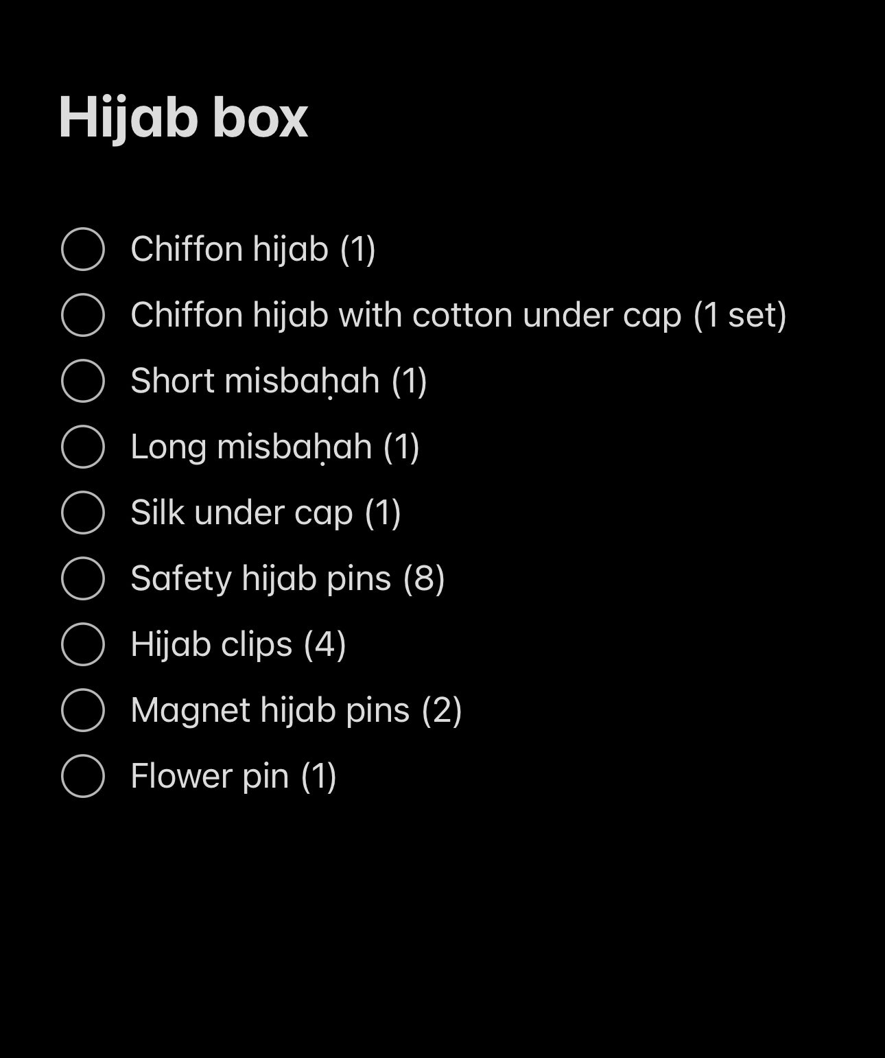 Hijab Flower Gift Box