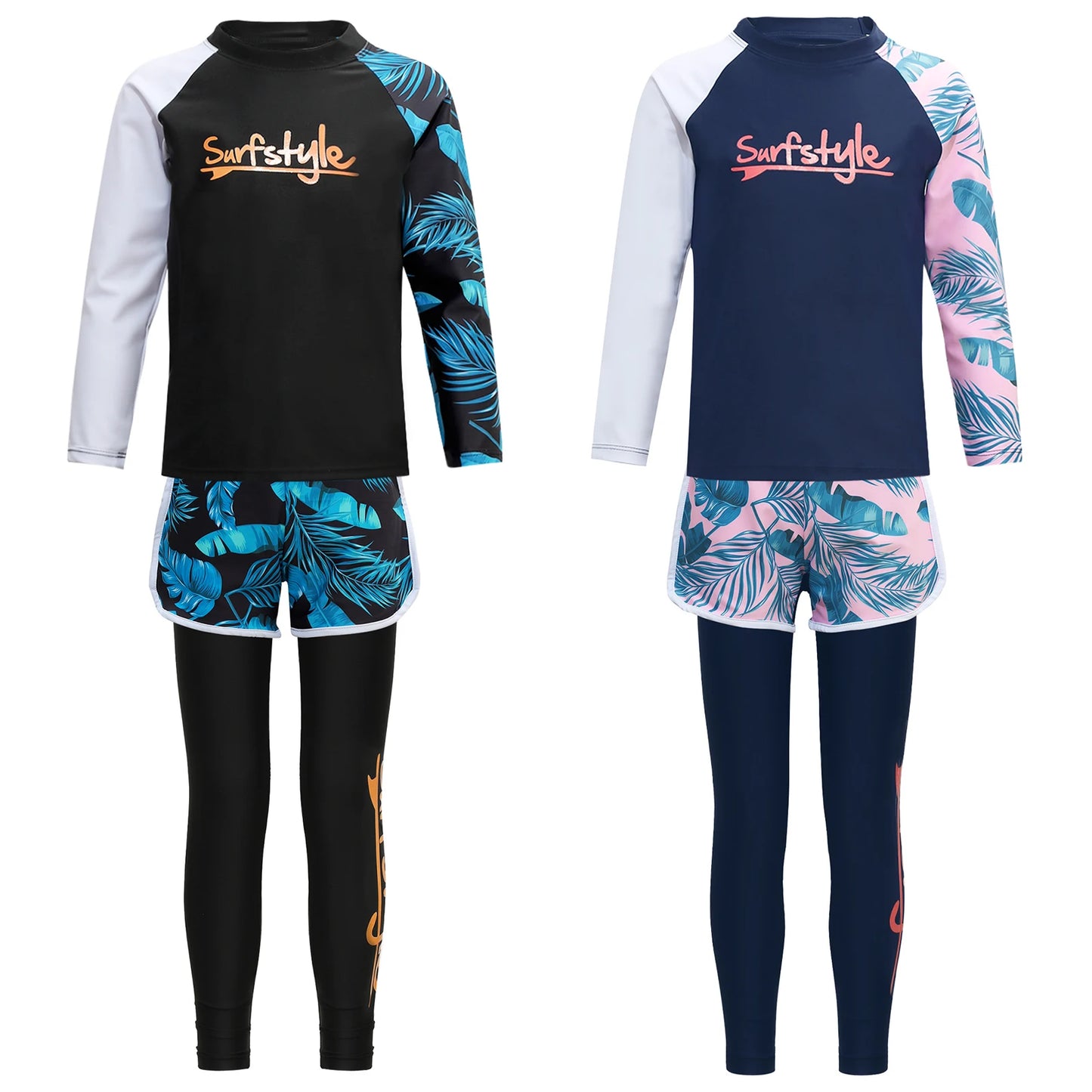 Kids 3 Piece Swimsuits
