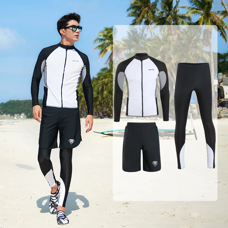 His and Hers Modest Beach Clothes