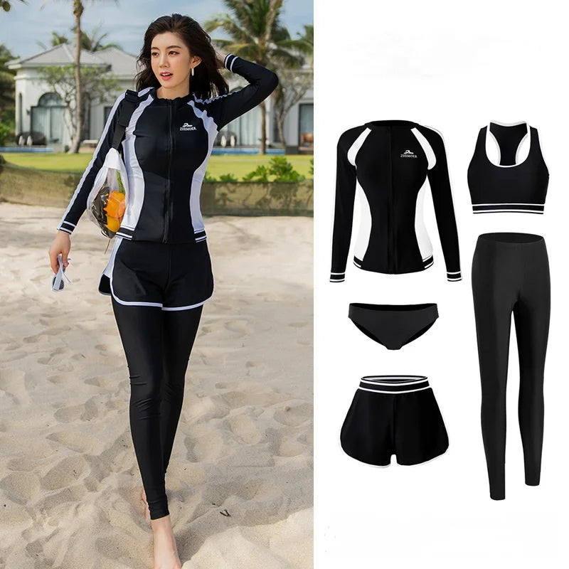 Modest Couple’s Beachwear