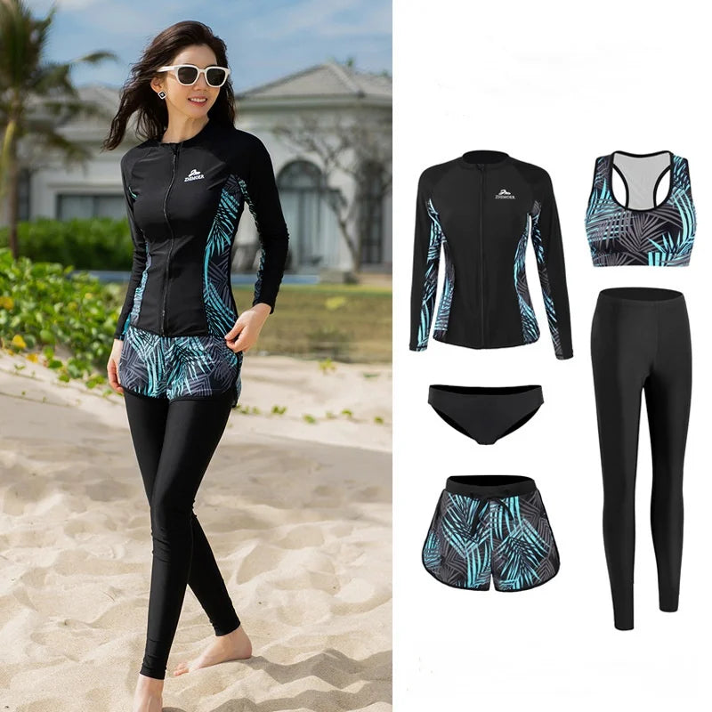 Modest Couple’s Beachwear