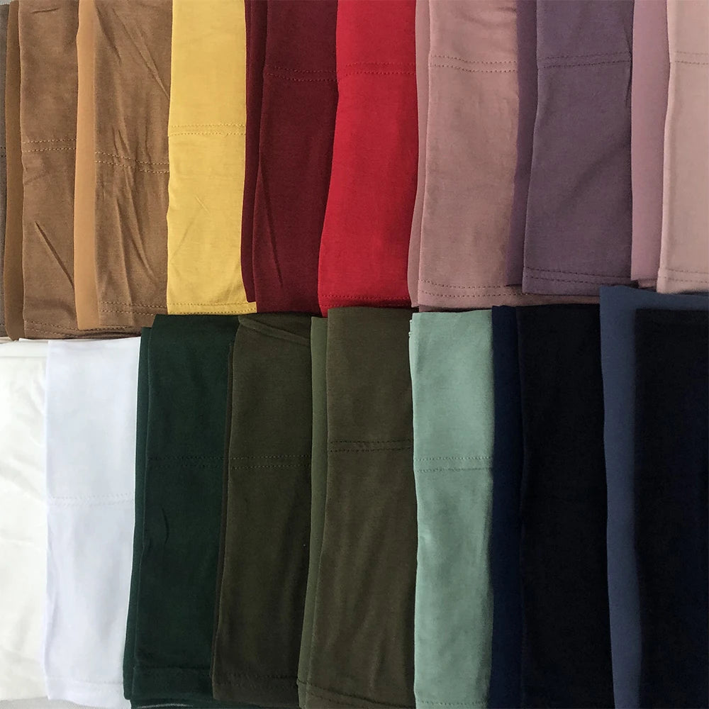Chiffon HIjab With Matching Jersey Under Cap