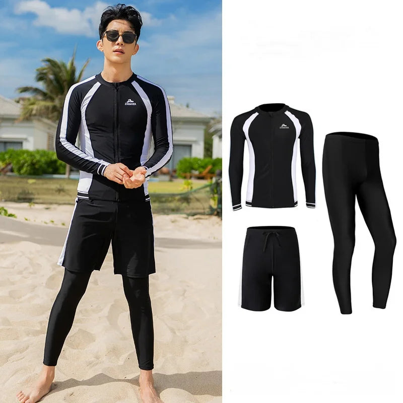 Modest Couple’s Beachwear