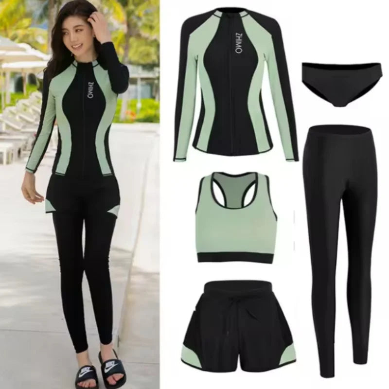 Modest Couple’s Beachwear