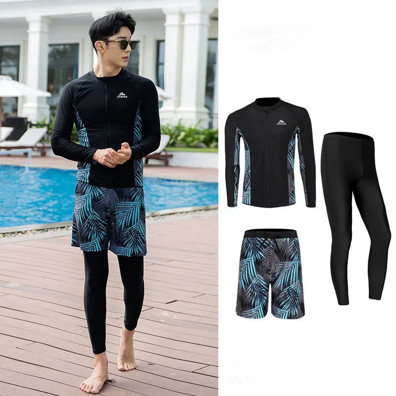 Modest Couple’s Beachwear