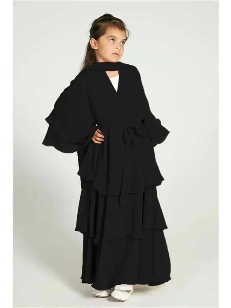 Girls Chiffon Abaya