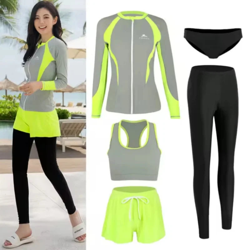 Modest Couple’s Beachwear
