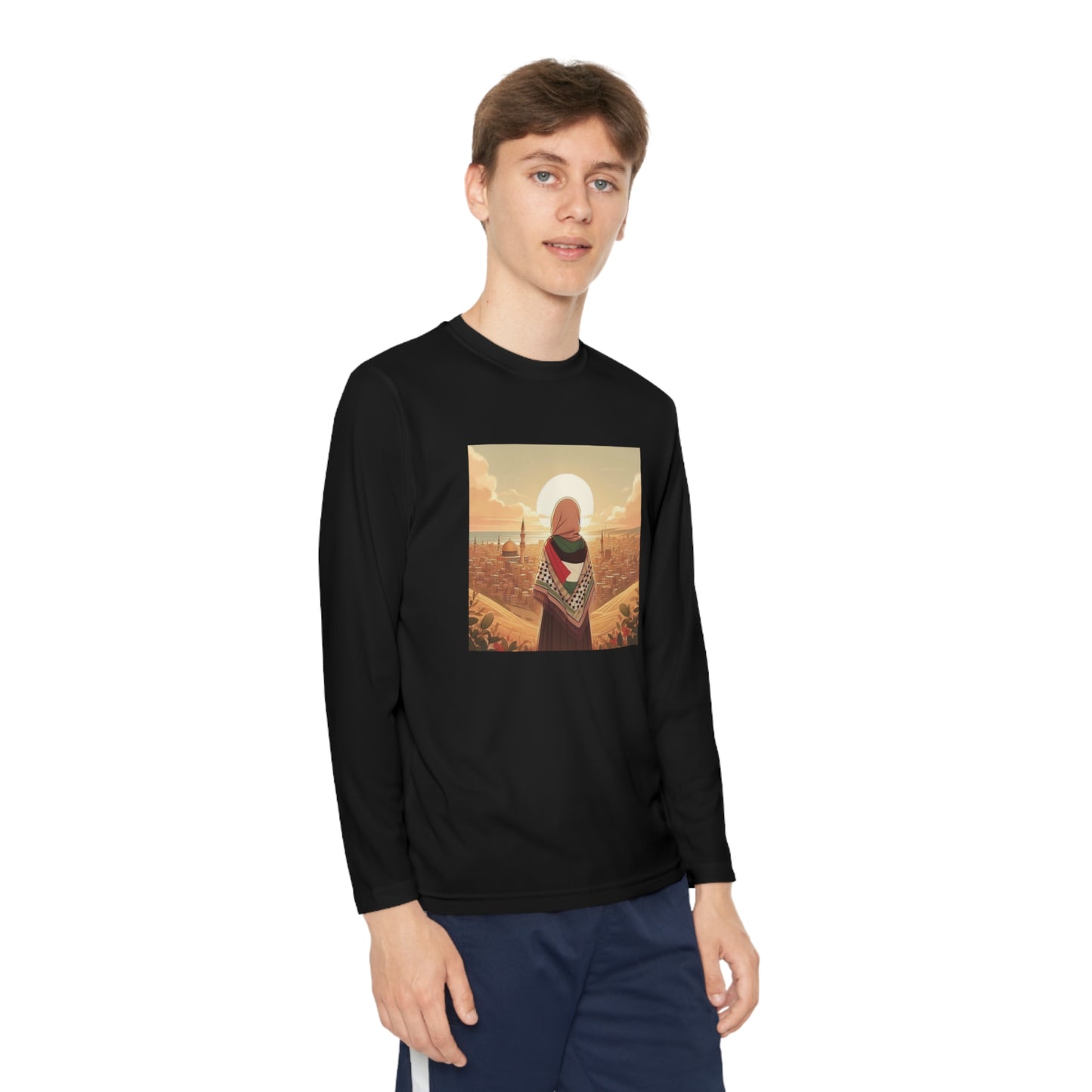 Youth Long Sleeve Beautiful View Tee