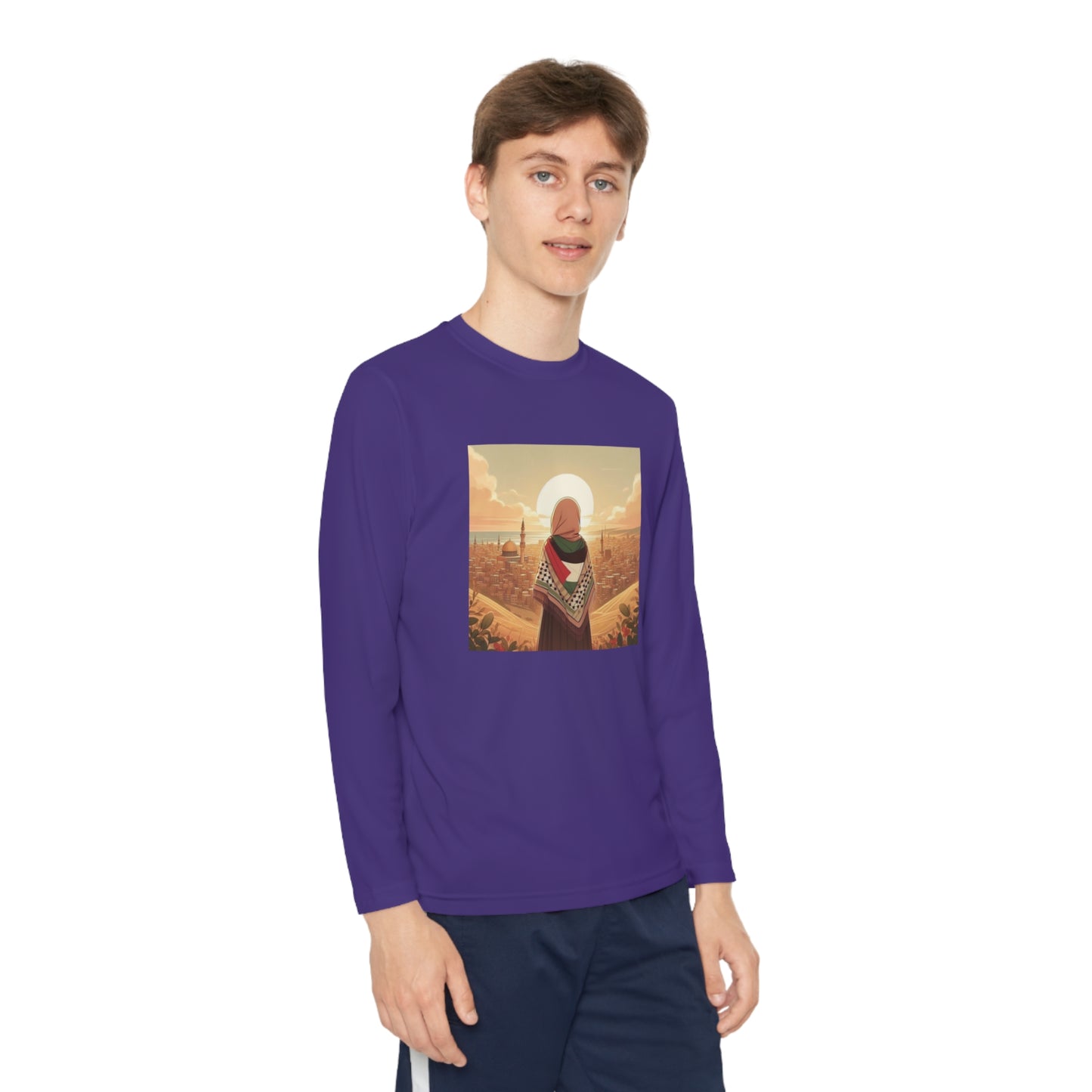 Youth Long Sleeve Beautiful View Tee