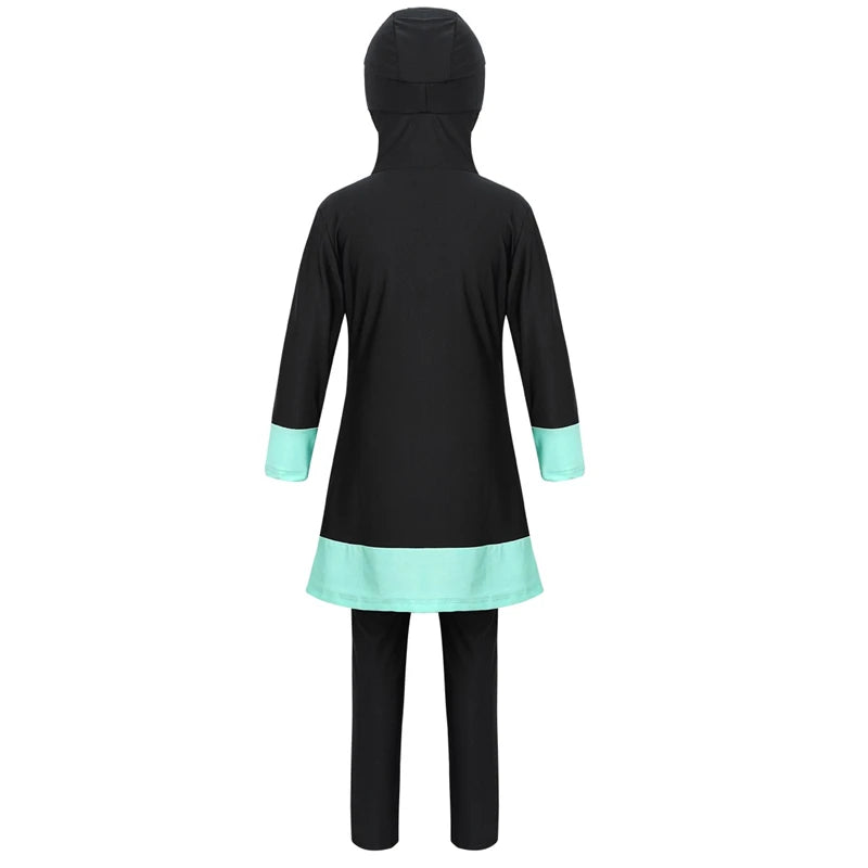 Girls 2 piece Hijab Burkini