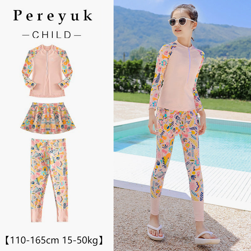 Girl’s Protective Swimsuit