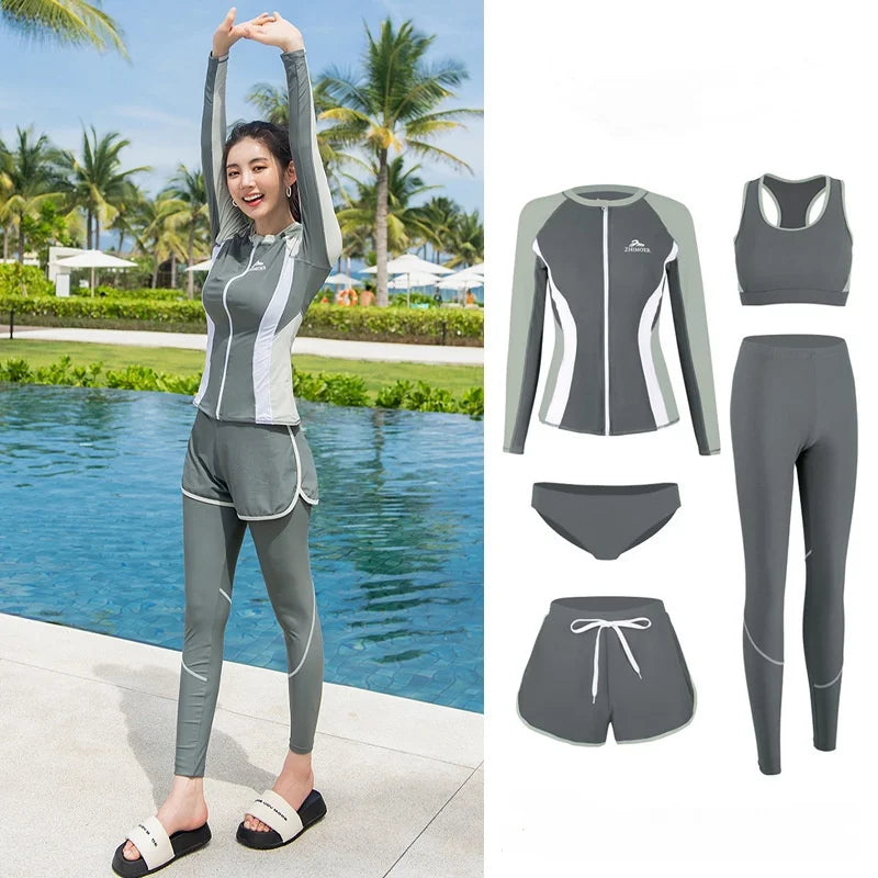 Modest Couple’s Beachwear